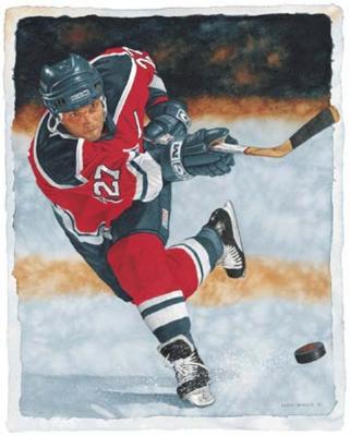 Slap Shot art print by Glen Green