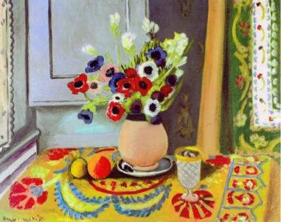 Les An�mones art print by Henri Matisse