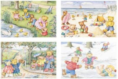 Four Seasons art print by Ilona Hertzberger