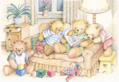 Story Time art print by Ilona Hertzberger