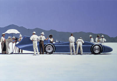 Bluebird at Bonneville art print by Jack Vettriano