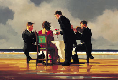 Elegy for a Dead Admiral (large size) art print by Jack Vettriano