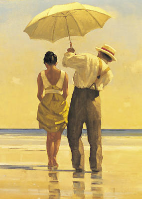Mad Dogs (Detail) art print by Jack Vettriano