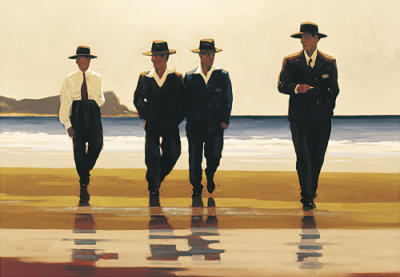 The Billy Boys (small size) art print by Jack Vettriano