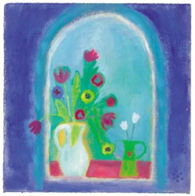 Poppies art print by Janie Coath