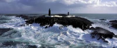 Phare de Slyne Head, Galway, Irlande art print by Jean Guichard
