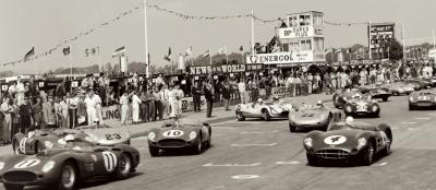 Tourist Trophy (TT), Goodwood, 1959 art print by Jesse Alexander