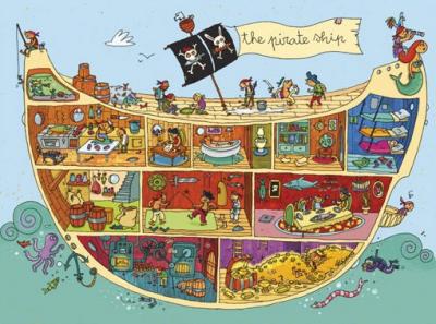 The Pirate Ship art print by Joelle Dreidemy