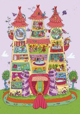 The Princess Castle art print by Joelle Dreidemy