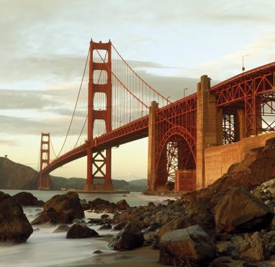 Golden Gate Bridge, San Francisco art print by K. Stimpson