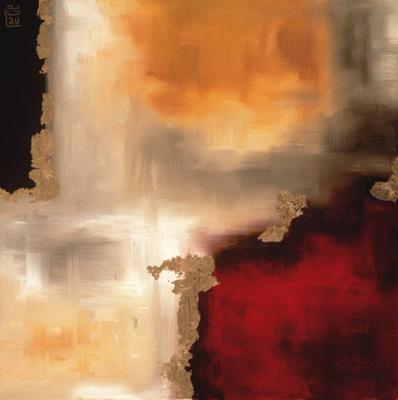 Crimson Accent I art print by Laurie Maitland