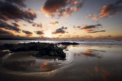Sunset, Cantabria art print by Marina Cano