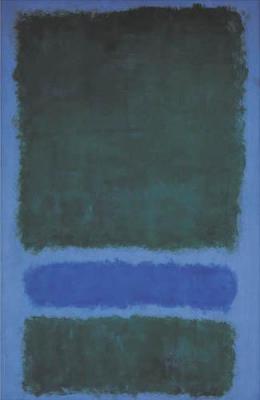 Untitled (Green, Blue, Green on Blue), 1968 art print by Mark Rothko