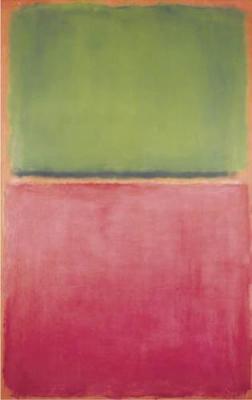 Untitled (Green, Red on Orange), 1951 art print by Mark Rothko