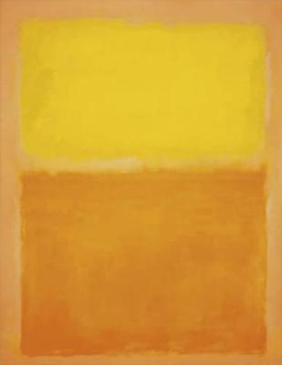 Untitled (Orange and Yellow), 1956 art print by Mark Rothko