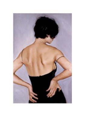The Black Dress art print by Michael J. Austin