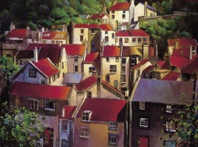 Rooftops II art print by Michael O'Toole