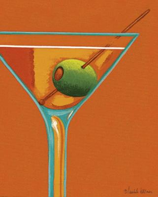 Sunglow Martini I art print by Michele Killman