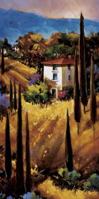 Hills of Tuscany art print by Nancy O'Toole