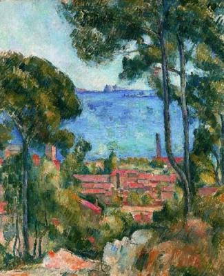 Vue de L'Estaque art print by Paul Cezanne