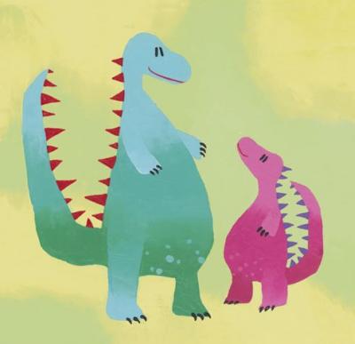 Dolly & Spike art print by Rachel Deacon