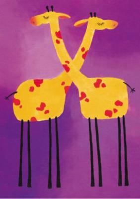 Gordon & Georgina art print by Rachel Deacon