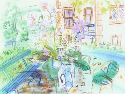 Notre Maison de Montsaunes art print by Raoul Dufy