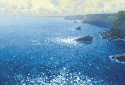 Fishing Cove, Light On The Water art print by Robert Jones