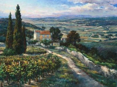 El Valle art print by Rosa Chavez