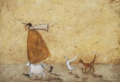 Ernest, Doris, Horace and Stripes art print by Sam Toft