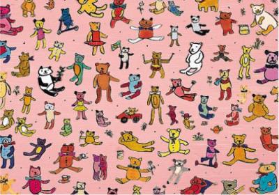 68 Teddy Bears art print by Sarah Battle