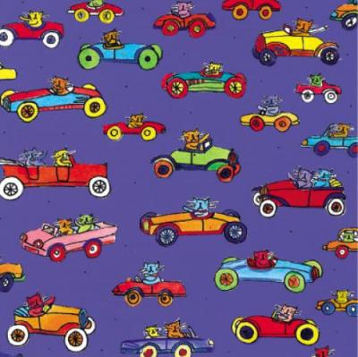 Car Cats art print by Sarah Battle