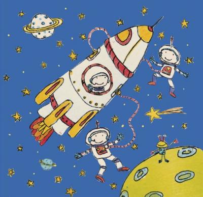 Outer Space art print by Sarah Battle