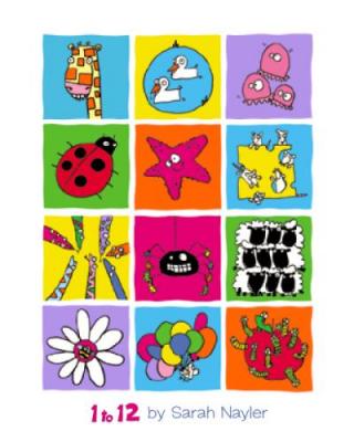 1 to 12 art print by Sarah Naylor