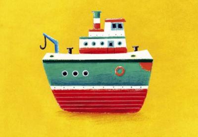 Tug Boat art print by Simon Hart