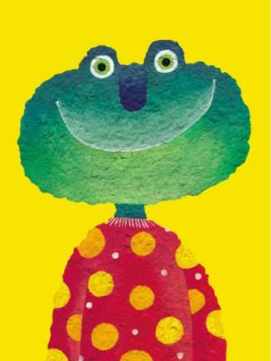 Mr Frog art print by Sophie Fatus