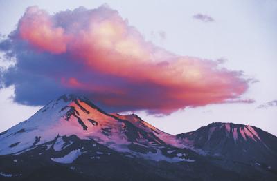 Pink Snow art print by Steve Hix