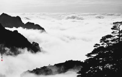 Celestial Mountains No.28 art print by Wang Wusheng