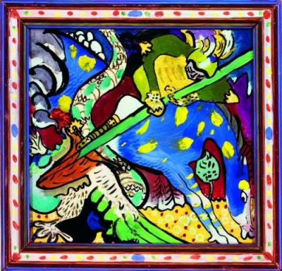 St George I art print by Wassily Kandinsky