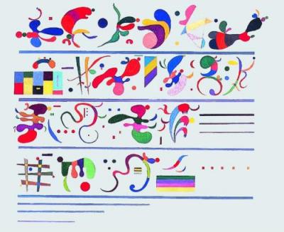 Succession art print by Wassily Kandinsky