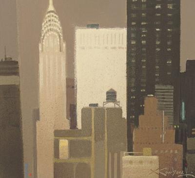 Chrysler Building art print by Xavier Carbonell