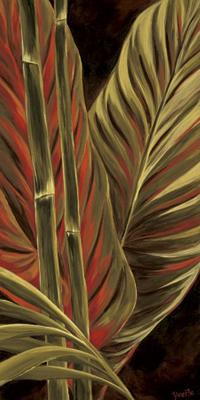Makatea Leaves I art print by Yvette St. Amant