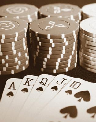Poker art print by Boyce Watt