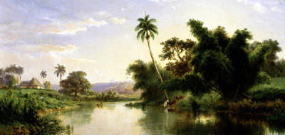 Landscape; Paisaje art print by Esteban Chartrand