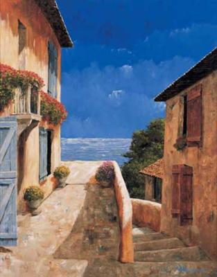 Villa by the Sea art print by Gilles Archambault
