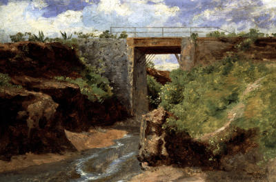 The Copper Canyon In Chihnahua; Baranca Del Cobre En Chihnahua art print by Jose Maria Velasco