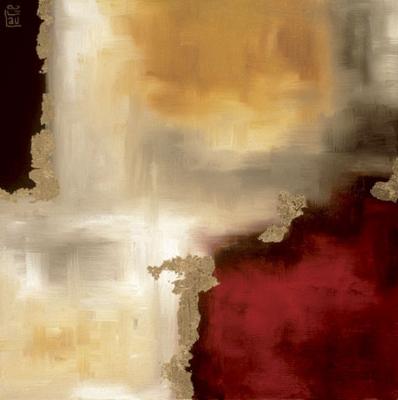 Crimson Accent I art print by Laurie Maitland