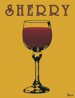 Sherry art print by Lee Harlem