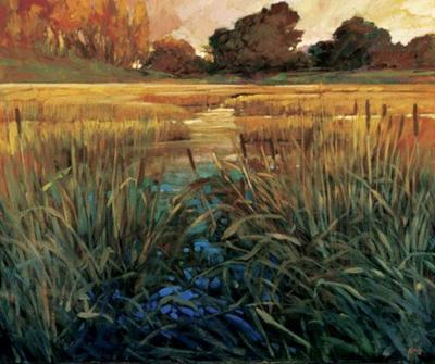 Golden Creek art print by Philip Craig