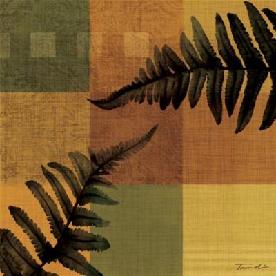 Fern Blocks I art print by Tandi Venter